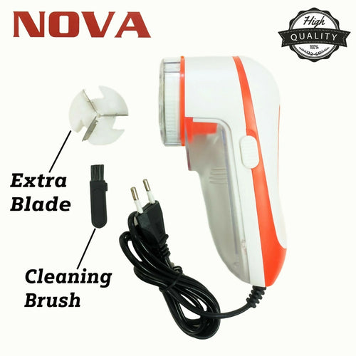 New NOVA NLR-208 Electric Fabric Lint, Rechargeable & Portable Fabric Shaver