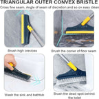 2 In 1 Floor Cleaning Brush Bathroom Tile Windows