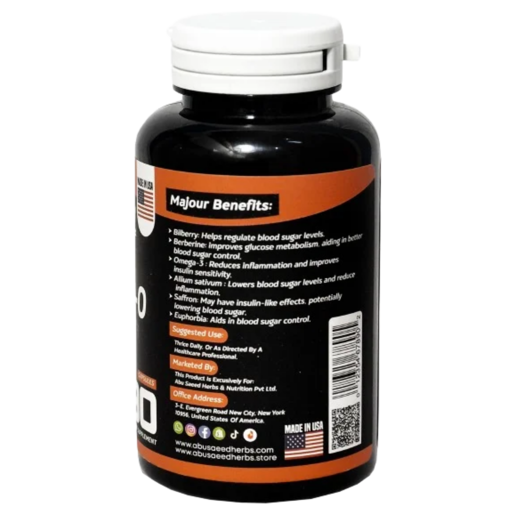 Diabex-O, Organic Diabetes Control, Balance Blood Sugar Naturally