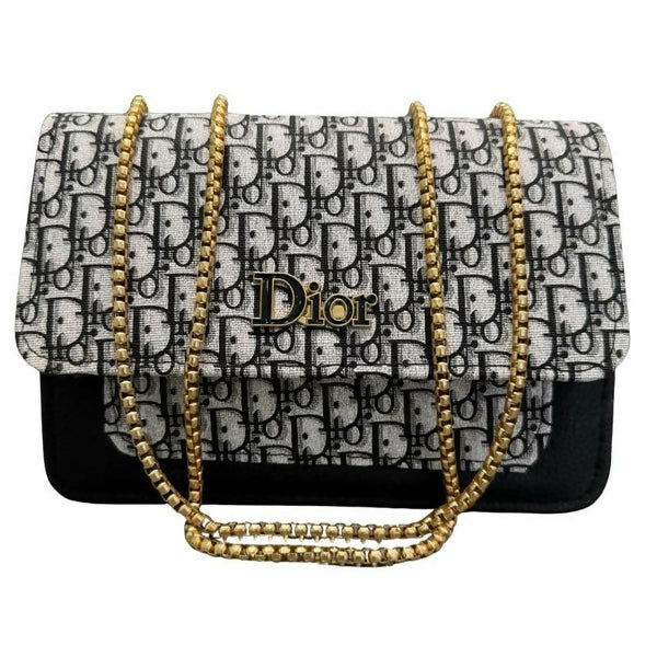Beige | Dior Oblique Canvas & Leather Flap Clutch | Luxury Designer Handbag for Women
