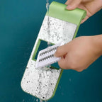 Multifunctional 5-Blade Vegetable Cutter & Grater | Stainless Steel Kitchen Tool