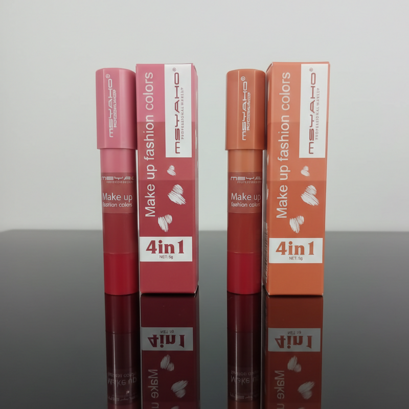 4 in 1 Multicolor Lipstick and Eyeshadow Stick – Creamy Makeup Stick