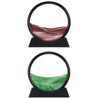 Moving Sand Art Picture | 3D Dynamic Deep Sea Sandscape with Display Stand | Random Color