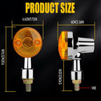 Pack of 4 Universal Motorcycle Turn Signal Indicators