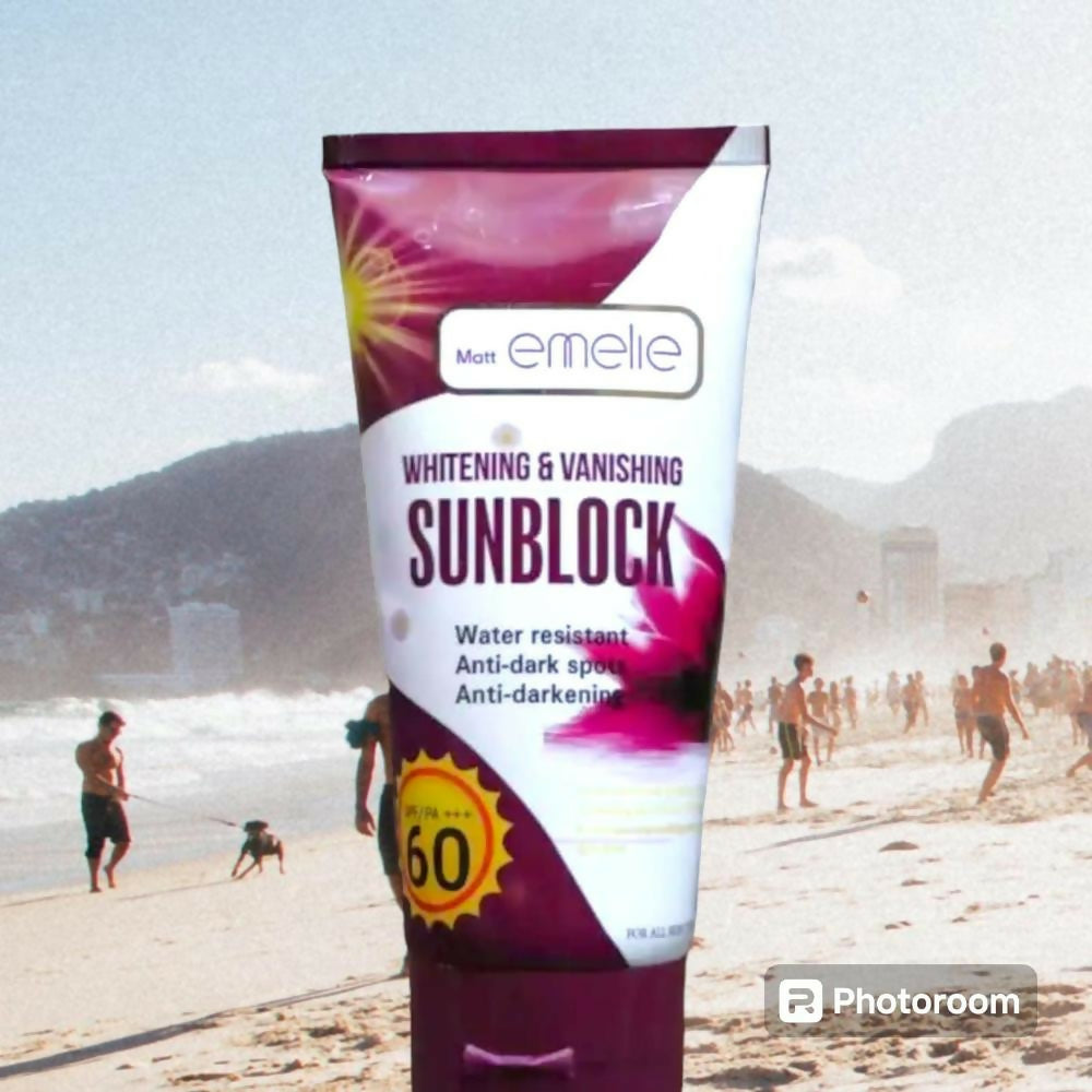 Emelie Whitening & Vanishing Sunblock SPF60 (150ml)
