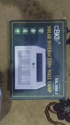 Solar Interaction Wall Lamp Outdoor Motion Sensor Light Solar Powered LED Wall Light Waterproof