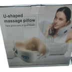 Neck Cushion Massager, USB Rechargeable Vibration Pillow