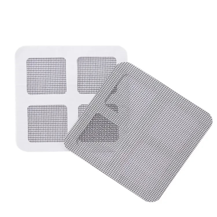 Pack of 10 -Multifunctional Sticker Drainer Net for bathroom, kitchen etc | Window Screen Repair Patches