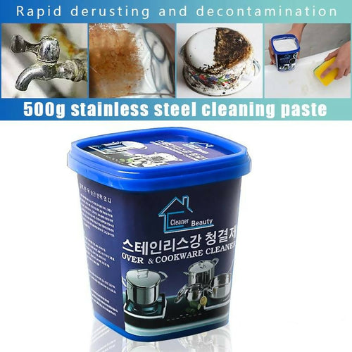 Cleaner Kitchen Washing Pot Bottom Black Scale Decontamination Household Stainless Steel Cleaning Paste Powerful ( Made in China )500g