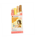 Lip Gloss, Waterproof Matte Kiss Beauty, Soft Smooth Finish, 4 Shades