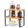 Kitchen cabinet shelve organizer rack