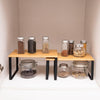 Kitchen cabinet shelve organizer rack