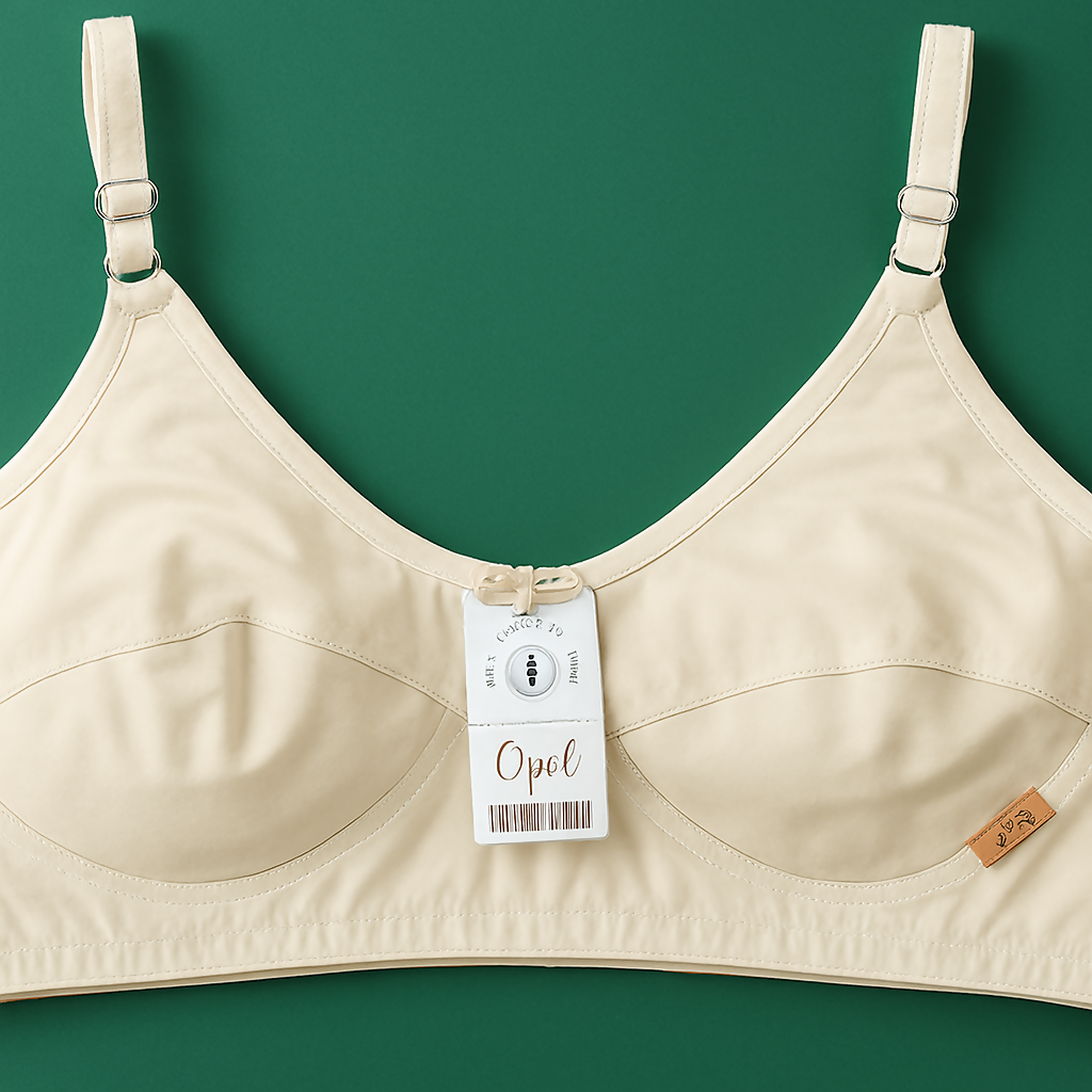 Jersey Soft Fabric Non-Padded Bra for Women – Plain Comfortable & Lightweight Everyday Wear Lingerie in Beige, Available Sizes 32 to 42