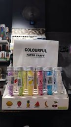 120pcs Disposable Paper Flower Soap Tube – Portable Handwash Sheets for Kids & Adults | Travel-Friendly Pocket Soap Flakes