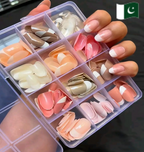 144 Pcs Multicolor Nails Box – Stylish, Durable & Easy-to-Use False Nails for Everyday Fashion, Parties & Nail Art Designs