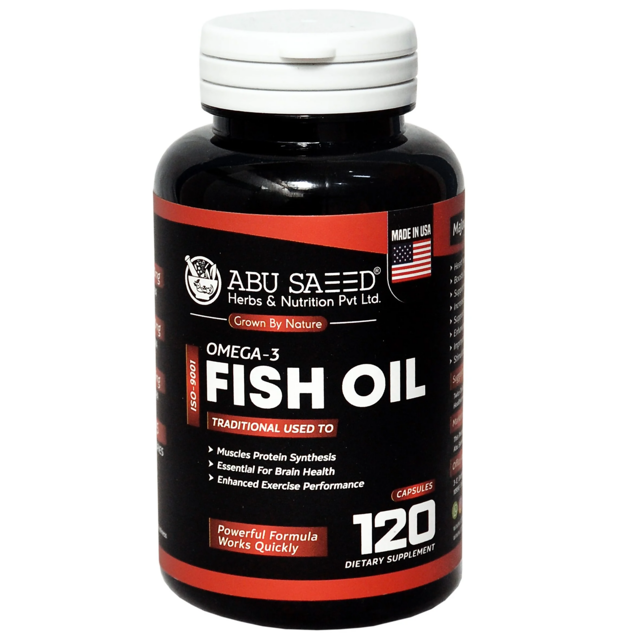 Fish Oil, Key Nutrients, for Muscle, Brain, and Heart Health