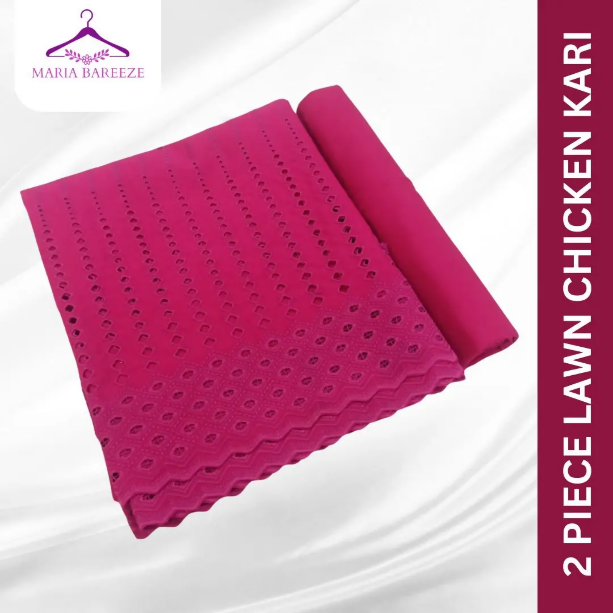 Unstitched Suit, Chicken Kari Embroidery Adds a Touch Of Traditional Elegance