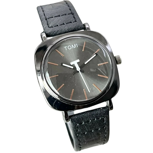 Leather Strap Analog Watch, Minimalist Waterproof Design, for Unisex