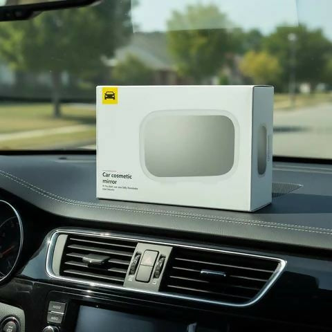 Car Sun Visor Vanity Makeup Mirror With LED Lighting Touch Control And 3 Light Modes (Random Colour)