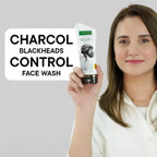 Face Wash | Chando Naturals Charcoal Blackheads Control Face Wash 100ml Daily Cleanser for Oily and Combination Skin