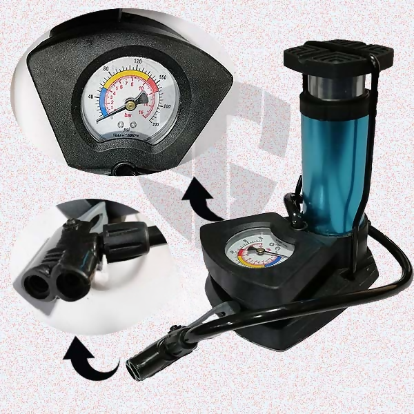 Bike And Cycle Inflator For Tires Balls And Inflatables