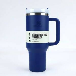 Stanley 40 Oz (1200ML) Stainless Steel Vacuum Insulated Tumbler with Straw – Leak-Proof Quencher Cup for Hot & Cold Beverages, Travel Mug, Gym Water Bottle, Coffee Thermos -Random Colors | Stanley | (With Box)