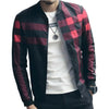 Men's Zipper Jacket 2025, Checked Design, Casual & Formal Wear