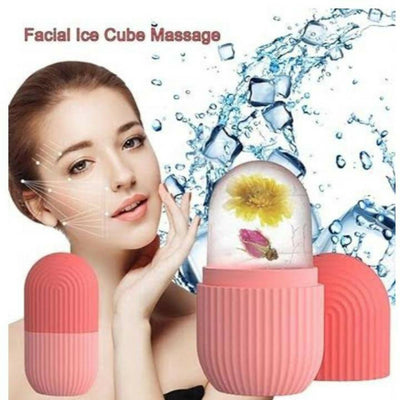 Silicone Ice Facial Roller for Face, Eyes & Neck | Cryotherapy Skin Massage & Cooling Beauty Roller – Random Color