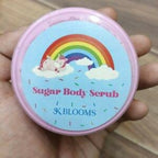 SK BLOOMS Natural Sugar Body Scrub for Smooth Skin | Gentle Exfoliating & Moisturizing Body Polish