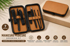 7-Piece Manicure & Pedicure Nail Care Grooming Kit - Premium Quality