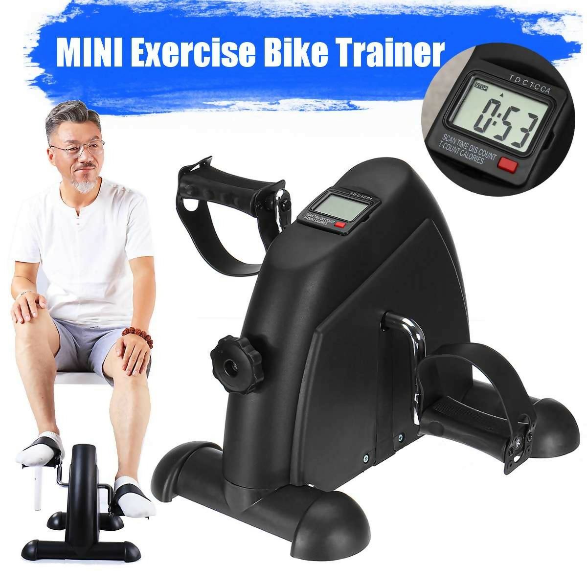 Portable Mini Cycle Bike Exercise Cycle With Digital Meter Compact Fitness Machine For Home Office And Travel Rs 8,145
