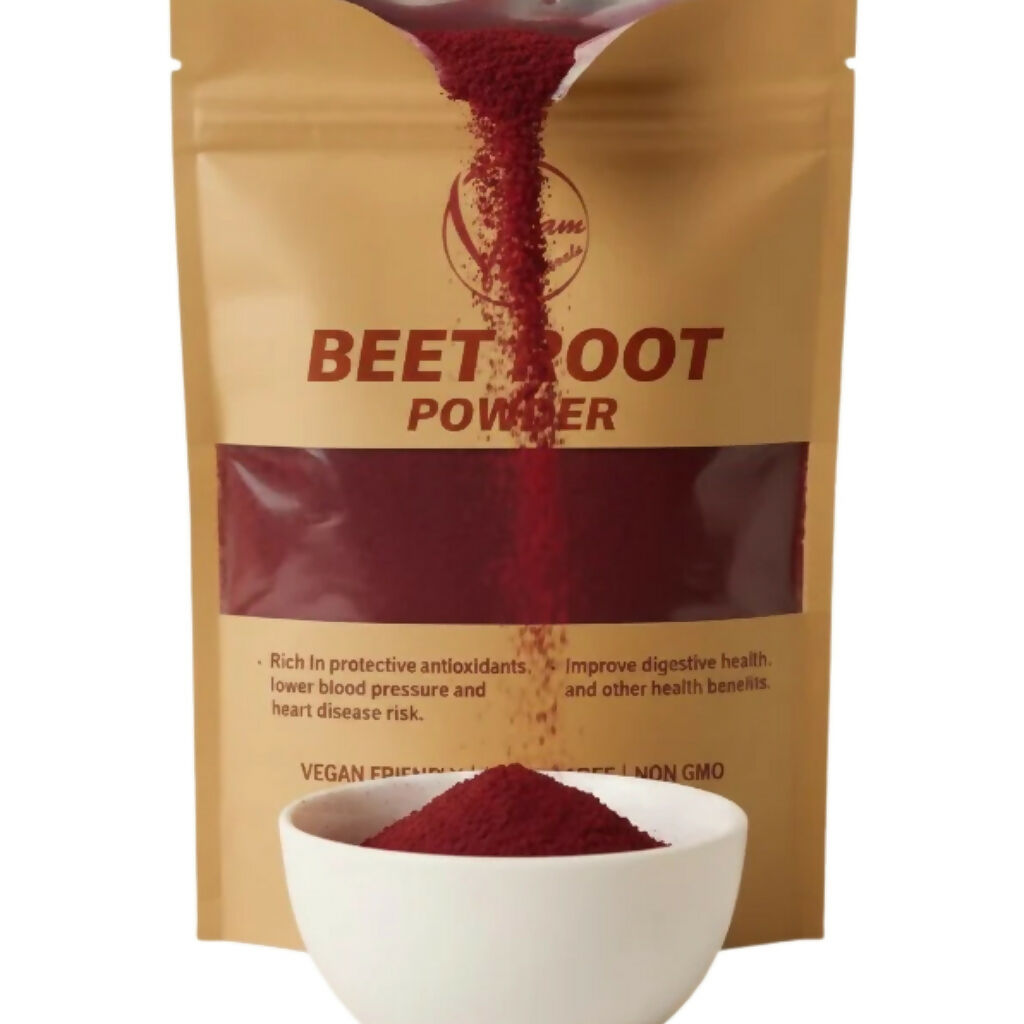 Natural Beetroot Powder, 100% Organic Superfood, for Skin Glow