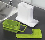 3-in-1 Soap Pump Dispenser With Sponge Holder
