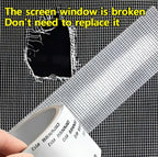 Window Screen Net Repair Tape – Strong Adhesive Mesh Tape for Door & Window Screen Repair, Easy Fix for Holes and Tears | 2 Meter