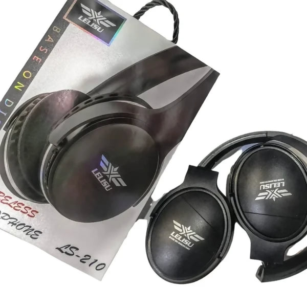 Lelisu LS-210 Wireless Headphones | Deep Bass, Noise-Canceling & Long Battery Life