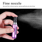 Portable Refillable Mini Perfume Atomizer | Travel-Size Spray Bottle | 5ml | Random Colors