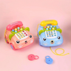 Musical Telephone Multifunctional Toy, 2-in-1 Activity Set, for Toddlers