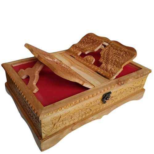 White Wood Quran Box
