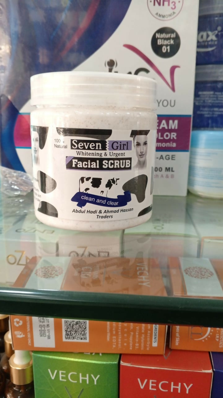 Seven Girl Whitening & Facial Scrub – Big Size, Made in UK