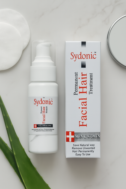 Sydonic Permanent Facial Hair Treatment – 30ml for Men & Women