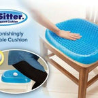 Non Slip Egg Sitter Gel Seat Cushion Soft Sitting Support Pad Cushion for Car and Office Chair Seat Pads Breathable Honeycomb Bike Seat Foam