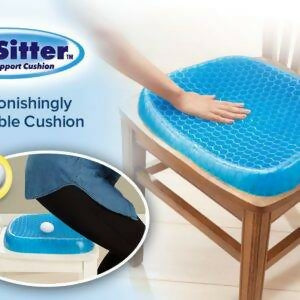 Non Slip Egg Sitter Gel Seat Cushion Soft Sitting Support Pad Cushion for Car and Office Chair Seat Pads Breathable Honeycomb Bike Seat Foam