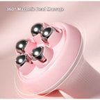 360 Roller Manual Hand Massager Handheld Massage Ball Full Body Pain Relief Neck Back Shoulder Leg And Foot (Random Color)