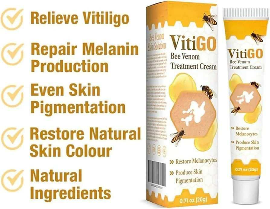 VitiGo HoneyCell Restore Bee Venom Advanced Pigment Repair Cream For Radiant Even And Healthy Looking Skin - 20g