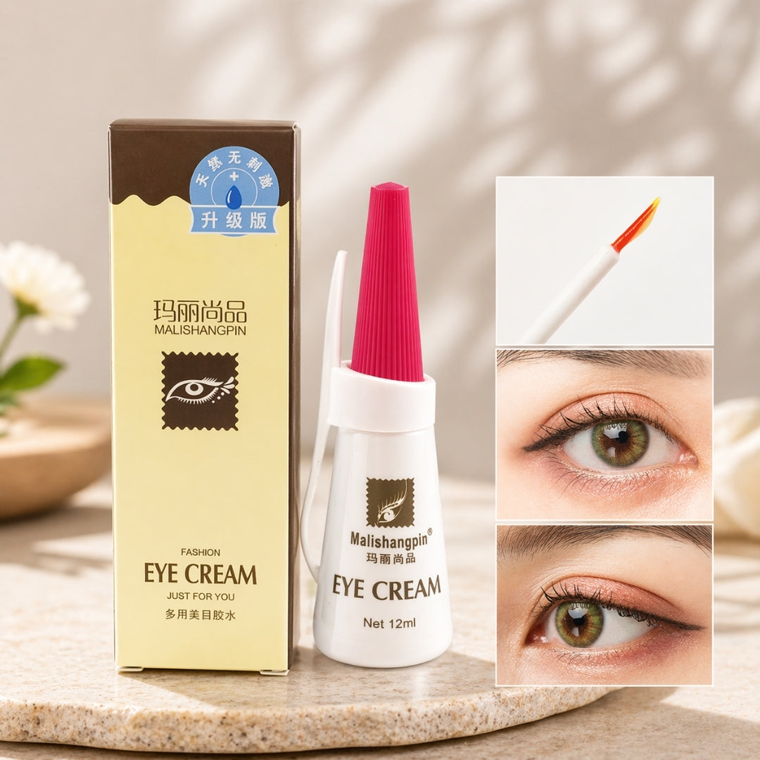 Versatile adhesive designed for both mink and synthetic false lashes.