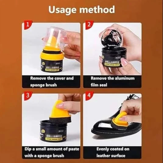 Shoe Polish, Leather Repair Cream, Restorer Quick Dry Leather Care