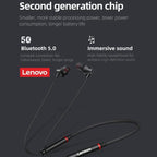 Lenovo He05x Wireless Headset, Magnetic Neckband, BT 5.0, 8-Hour Battery Life