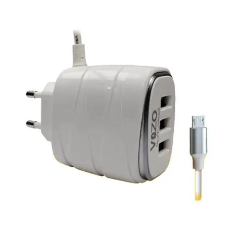 Charger, V16 Multi-Port Micro USB with Built-in Cable, for Mobile Phone