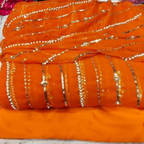 Chiffon Moti Collection, Embroidered Handwork Shirts & Dupattas
