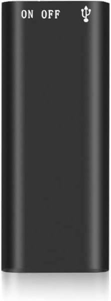 Digital Voice Recorder Mini Voice Recorder with 16GB, 32GB USB Flash Drive and Mp3 Function192 Hours Recording Capacity Black Small Audio Dictaphone for Meetings and Transfer Files 192Kbps